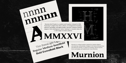 Murnion Font Poster 5