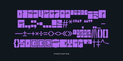 Heavy Block Font Poster 10