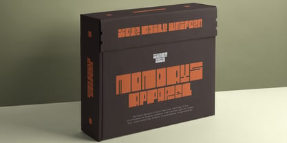 Heavy Block Font Poster 3
