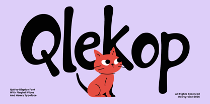 Qlekop Font Poster 1