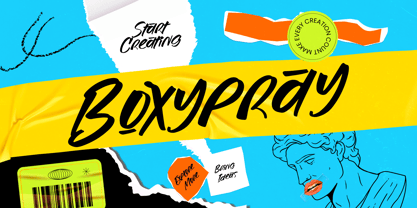 Boxypray Font Poster 1