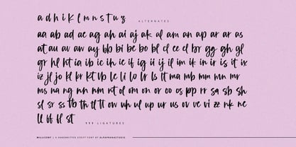 Milicent Font Poster 4
