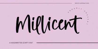 Milicent Font Poster 1