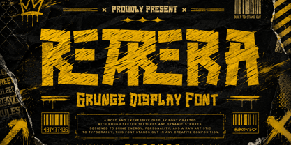 Retrera Font Poster 1