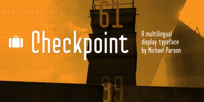Checkpoint Font Poster 1