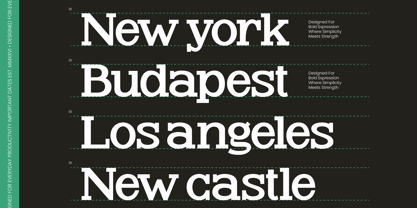 Glinos Font Poster 4