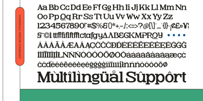 Glinos Font Poster 10