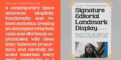 Glinos Font Poster 8