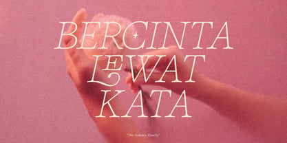 Solance Serif Italic Font Poster 4