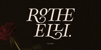 Solance Serif Italic Font Poster 5