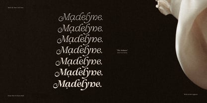 Solance Serif Italic Font Poster 7