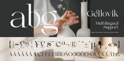 Gellovik Font Poster 10