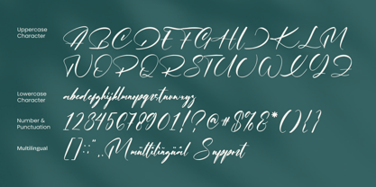 Betaline Font Poster 8
