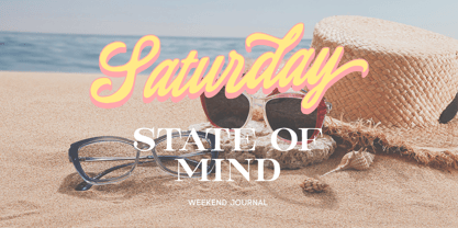 Stay Weekend Font Poster 8