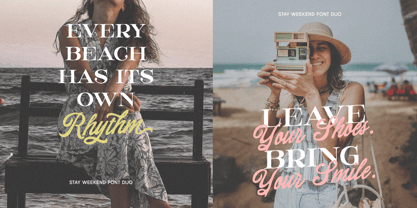 Stay Weekend Font Poster 10