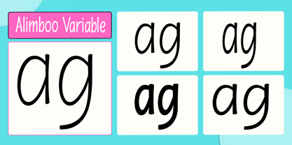 Alimboo Font Poster 7