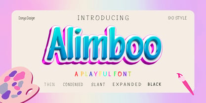 Alimboo Font Poster 1