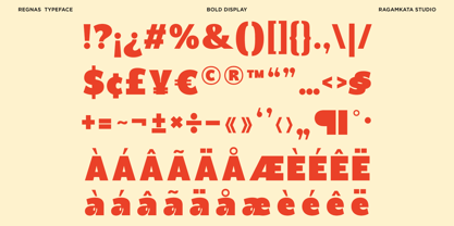 Regnas Font Poster 9