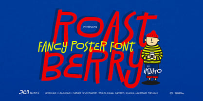 Roastberry Font Poster 1