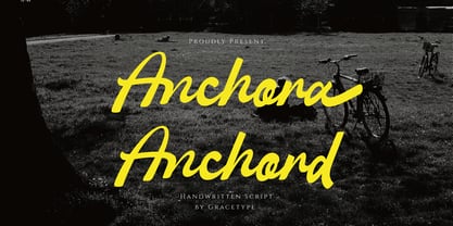 Anchora Anchord Font Poster 1