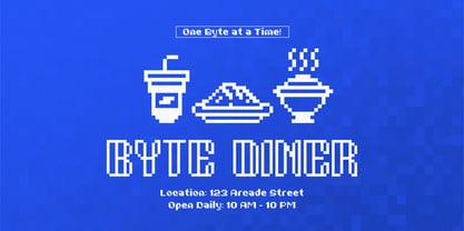 Bitmap Loft Font Poster 5