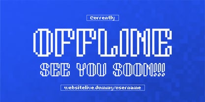 Bitmap Loft Font Poster 2