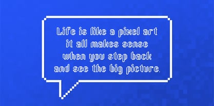 Bitmap Loft Font Poster 6