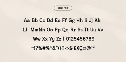 Manowe Font Poster 10