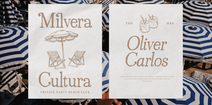 Casoria Serif Font Poster 2