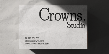 Casoria Serif Font Poster 11