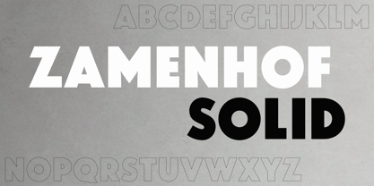 Zamenhof Font Poster 13