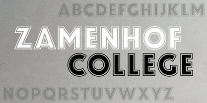 Zamenhof Font Poster 1