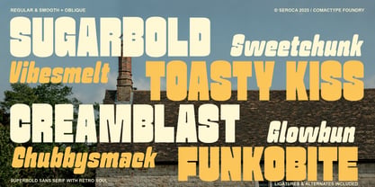 Seroca Font Poster 10
