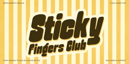 Seroca Font Poster 4