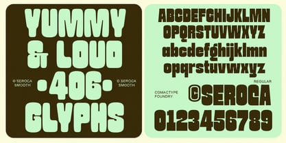 Seroca Font Poster 7