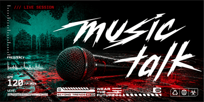 Mecka Brush Font Poster 7