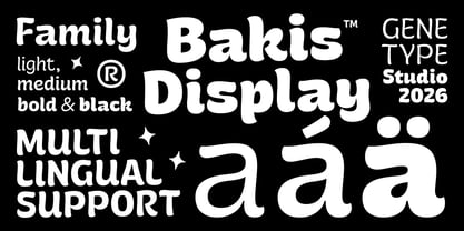 Bakis Font Poster 7