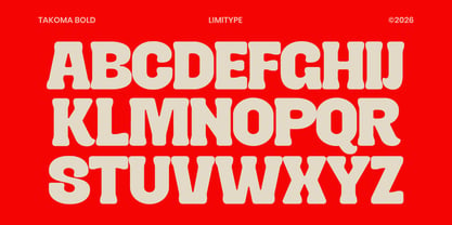Takoma Font Poster 8