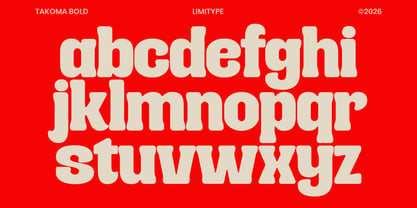 Takoma Font Poster 9