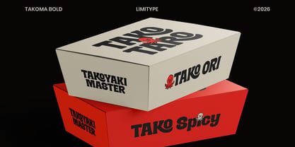 Takoma Font Poster 10