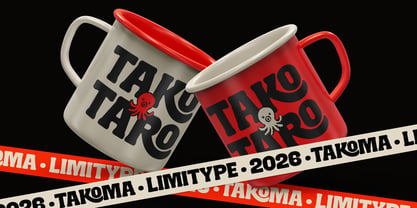 Takoma Font Poster 6