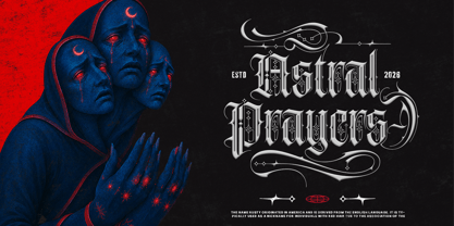 Dark Ritual Font Poster 7