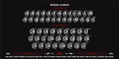 Dark Ritual Font Poster 10