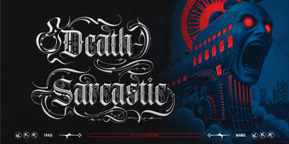 Dark Ritual Font Poster 2
