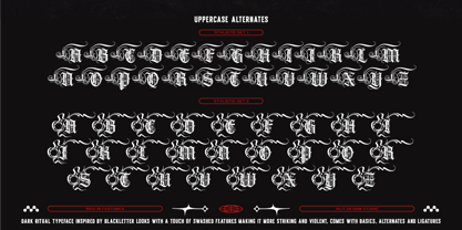 Dark Ritual Font Poster 8