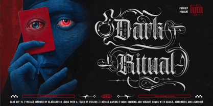 Dark Ritual Font Poster 1