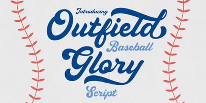 Outfield Glory Font Poster 1