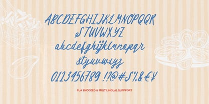 Moules Frites Font Poster 9