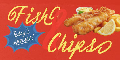 Moules Frites Font Poster 6