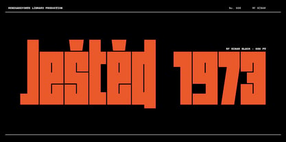 RF Binar Font Poster 7